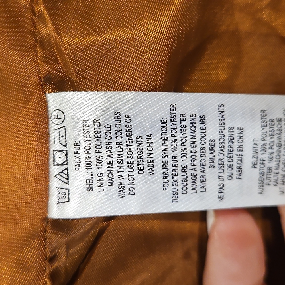 French Connection Rust Teddy Jacket - Picture 8 of 8